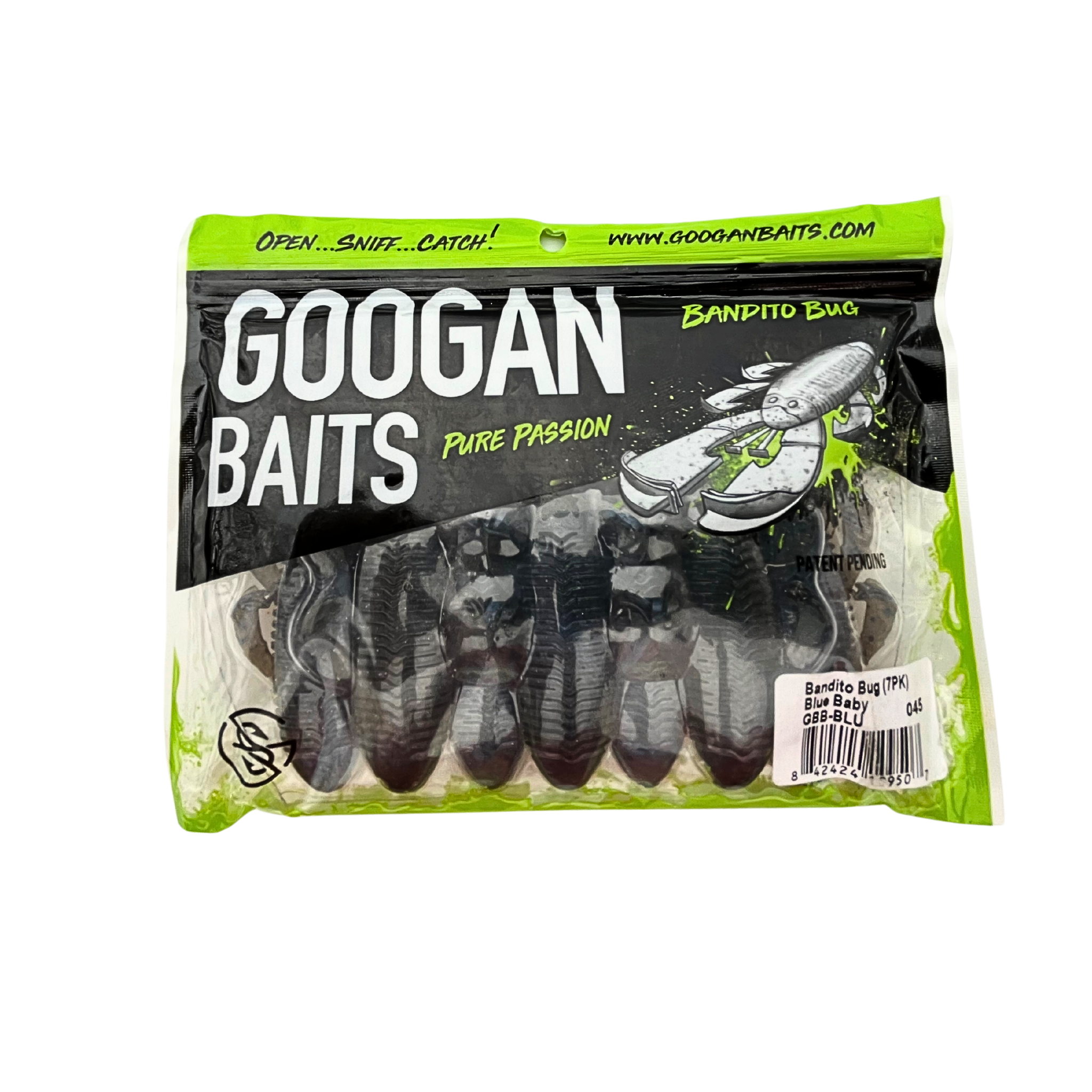 Scouted Stock: Googan Baits Bandito Bug  - 4" and 3.3" Creature Bait (Slaunch Sauce)