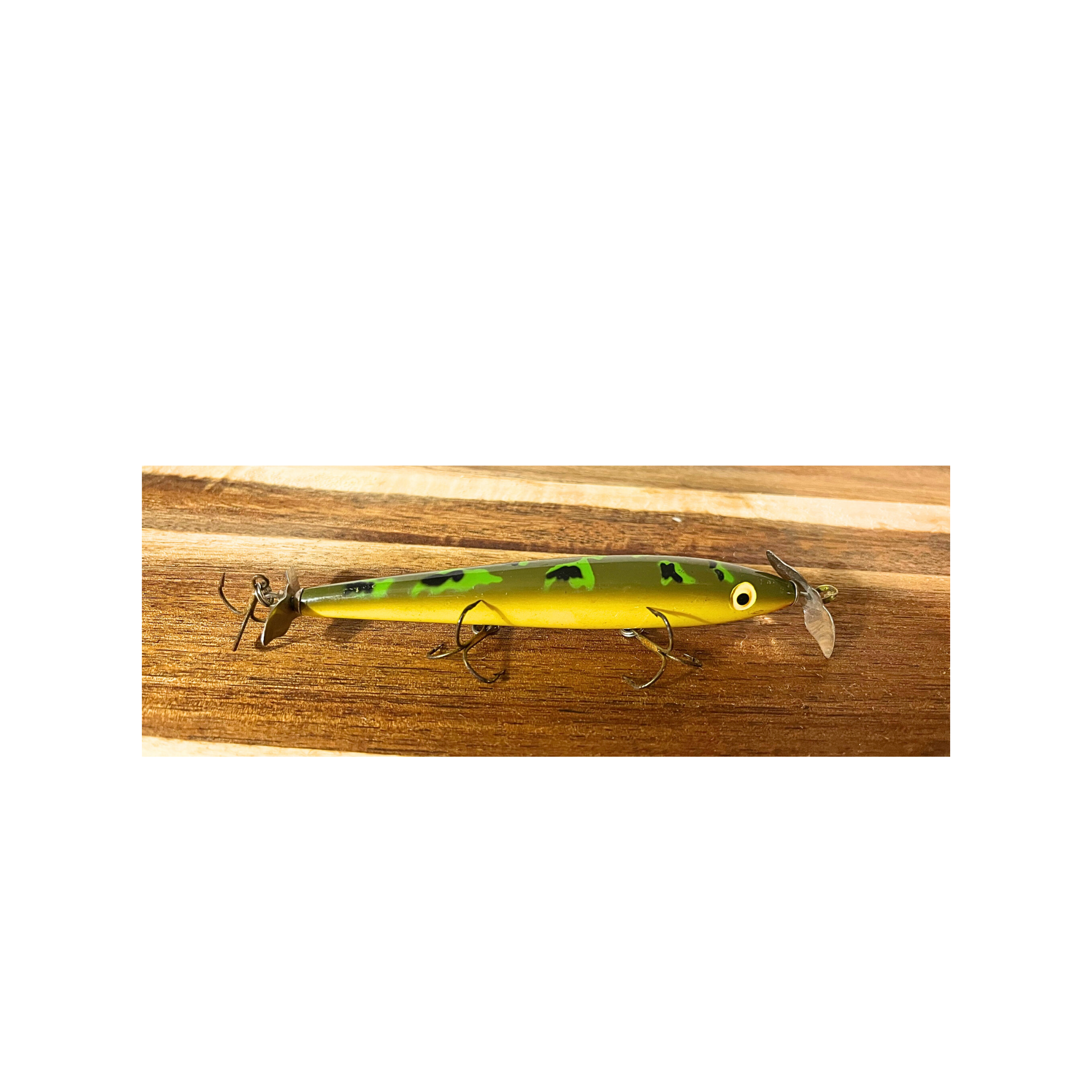 "Pre-Owned" Cotton Cordell Boy Howdy Prop Bait- 4.5" (Classic Frog)