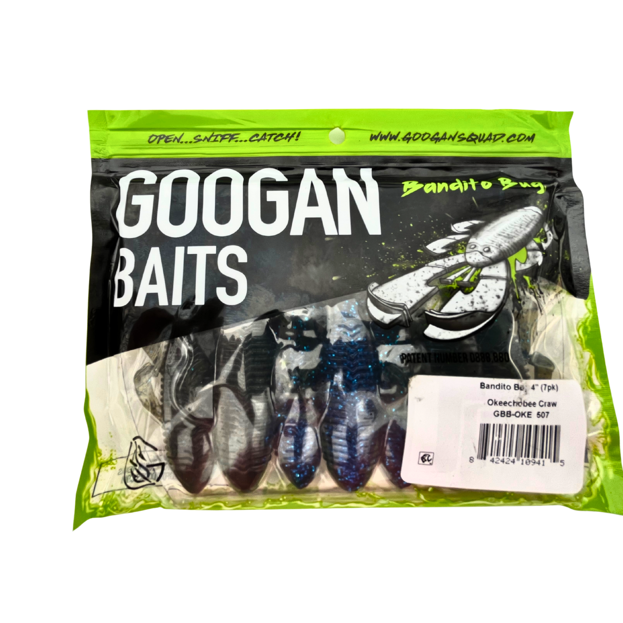 Scouted Stock: Googan Baits Bandito Bug  - 4" and 3.3" Creature Bait (Slaunch Sauce)