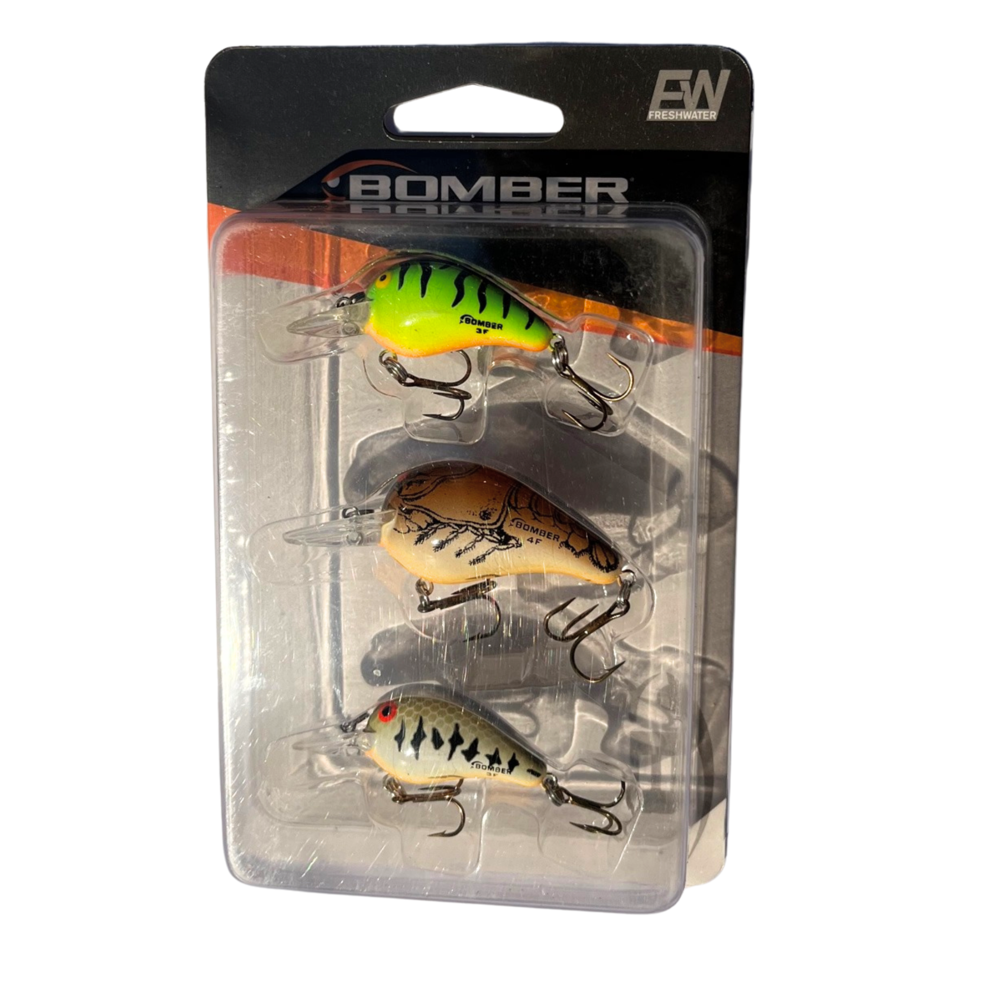 Scouted Stock: Bomber Fat-A Crankbait- 3 pack Pro-Kit (3 color combos)