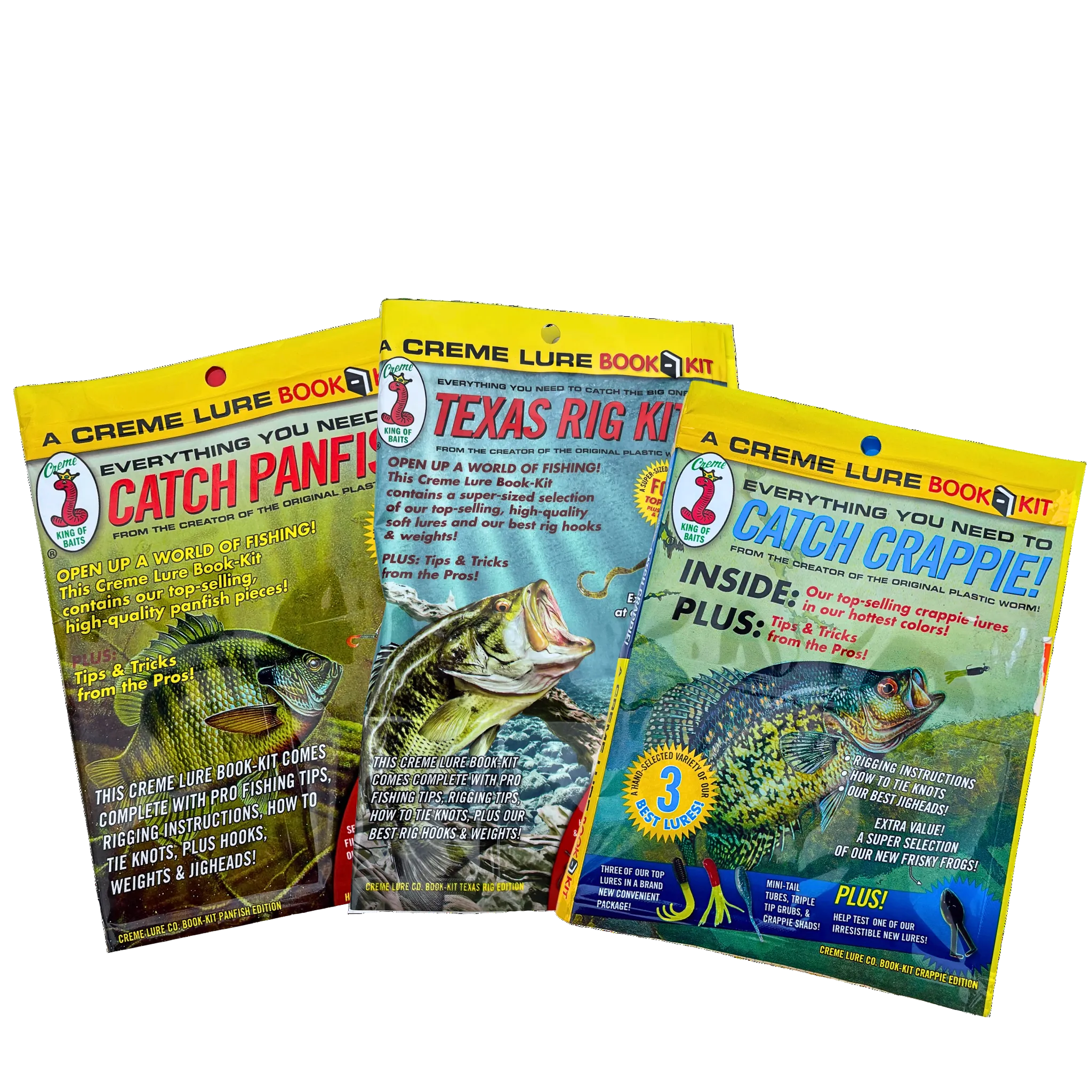 Clearance Find: The Multi-Species "Master" Kit - (3) Creme Lure Book Kits