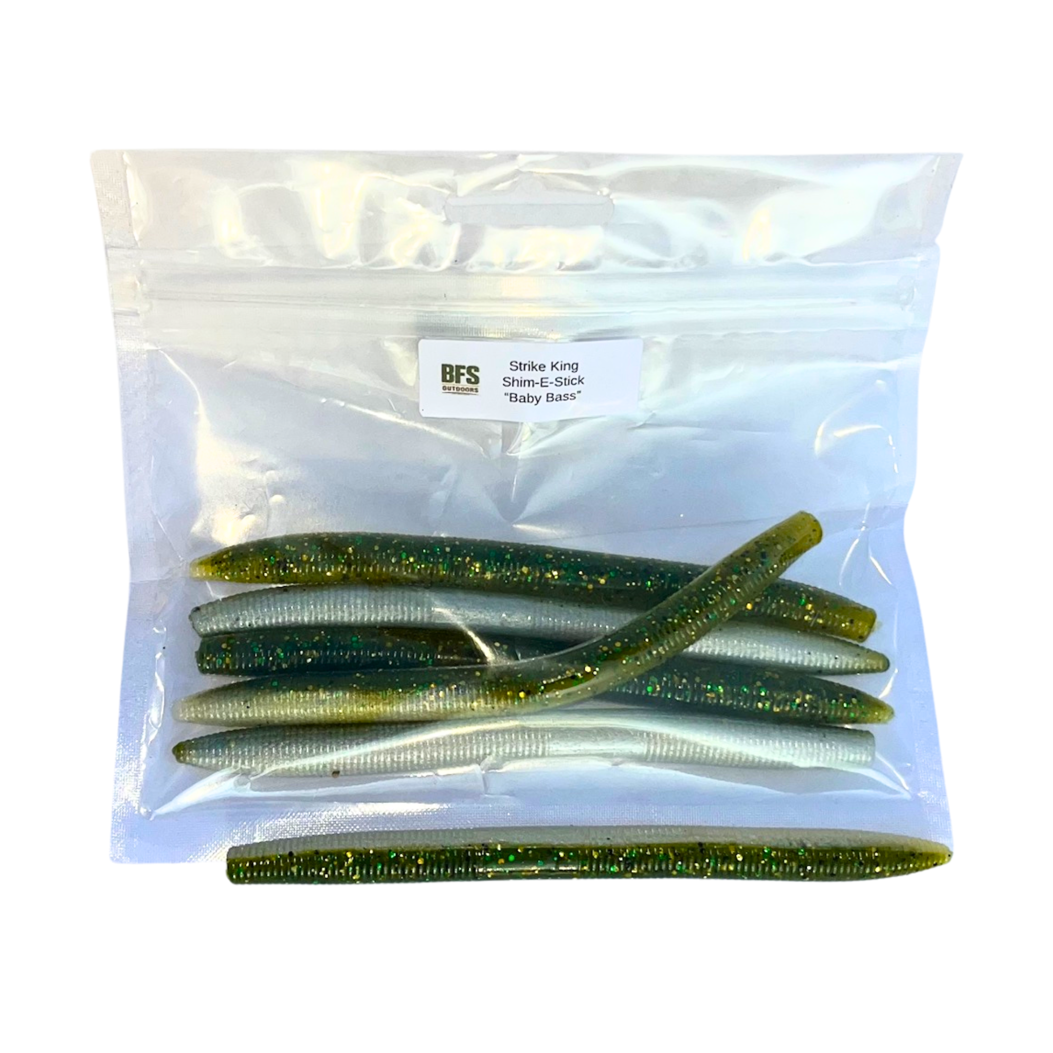 Scouted Stock: Strike King Shim-E-Stick (6ct) (Baby Bass)